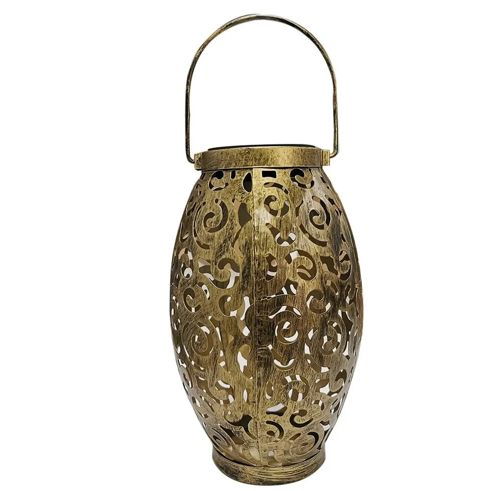Elegant Solar Lantern for Outdoor Decor - Solar Powered Lanterns