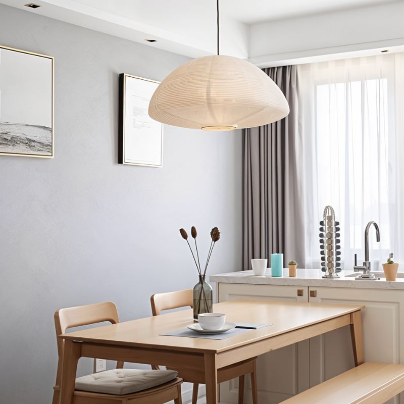 Elegant Washi Paper Pendant Light