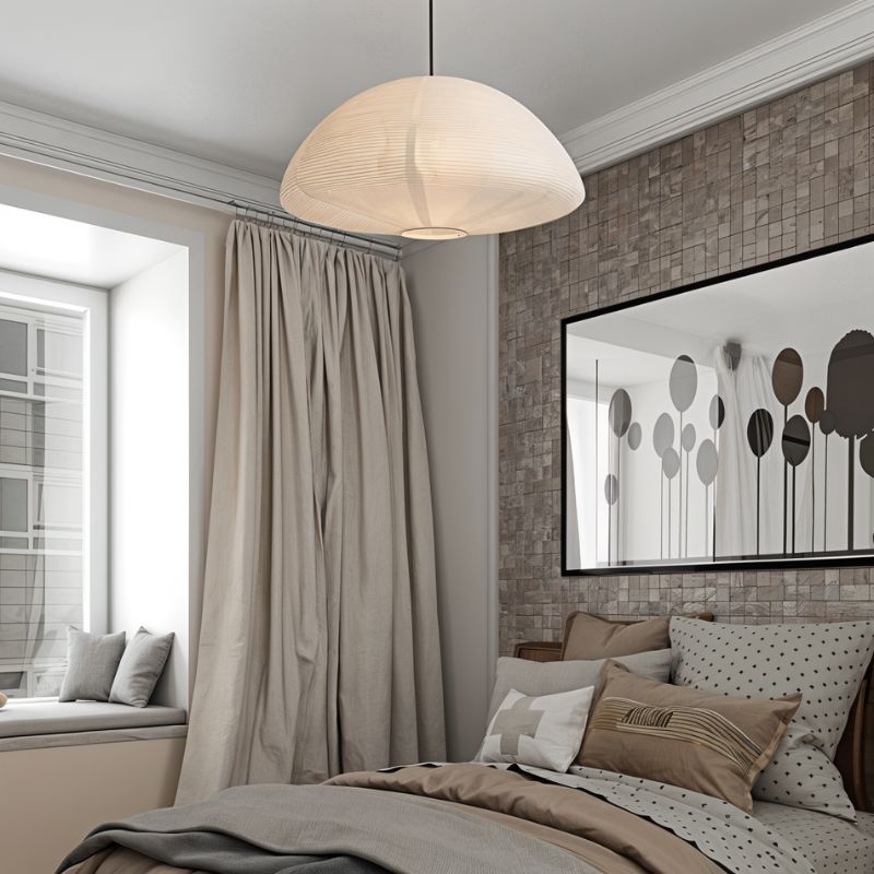 Elegant Washi Paper Pendant Light