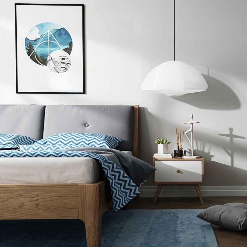 Elegant Washi Paper Pendant Light