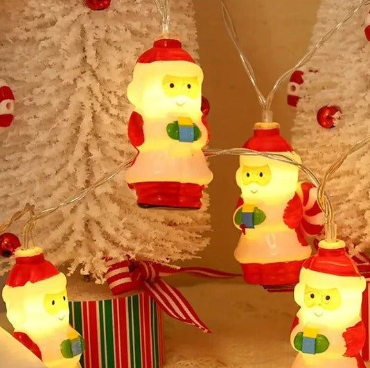 Fayluna | Outdoor Fairy Lights String with Santa Design, LED, 1.5m & 3m Lengths 5