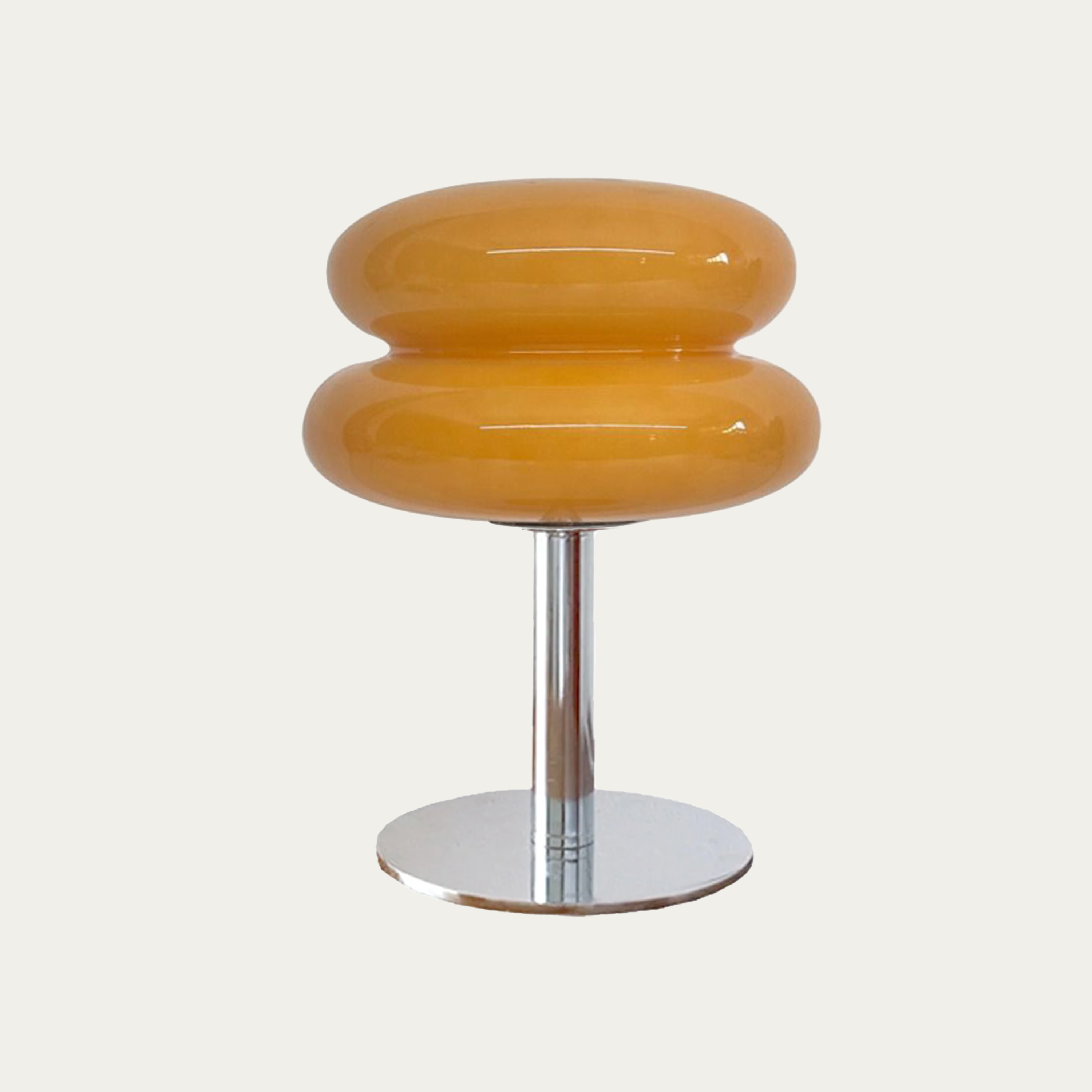 Finn | Glas-Tischlampe für Schlafzimmer und Wohnzimmer