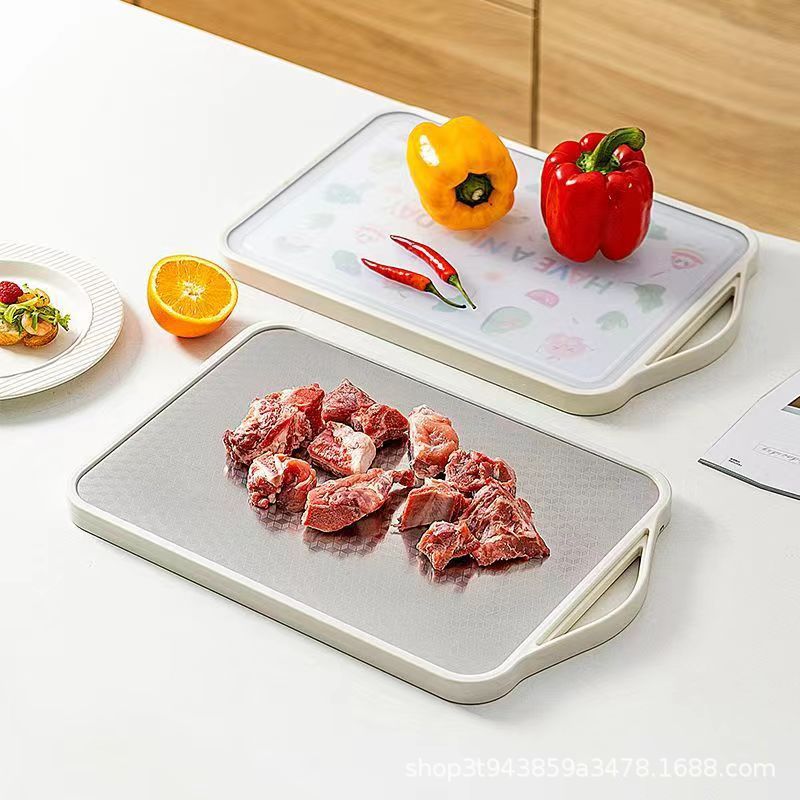 Tabla de cortar reversible para carne y verduras