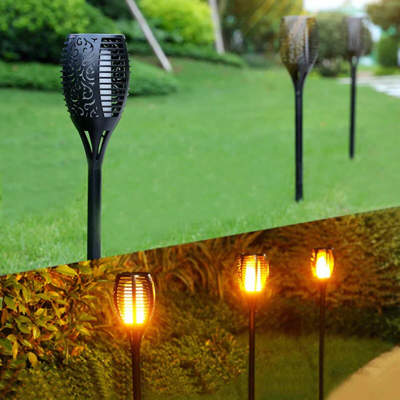 FlickerGlow | Solar Garden Lights Outdoor LED Lighting 0