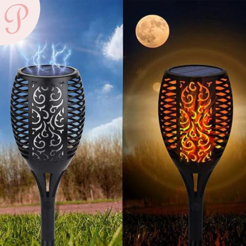FlickerGlow | Solar Garden Lights Outdoor LED Lighting 2