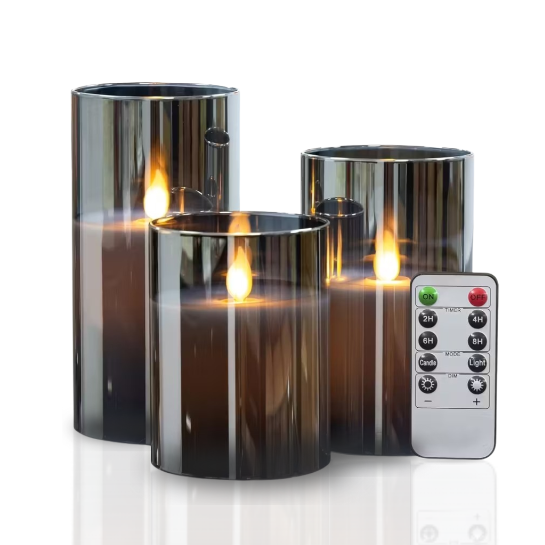FlickerNova | Velas sin llama con control remoto
