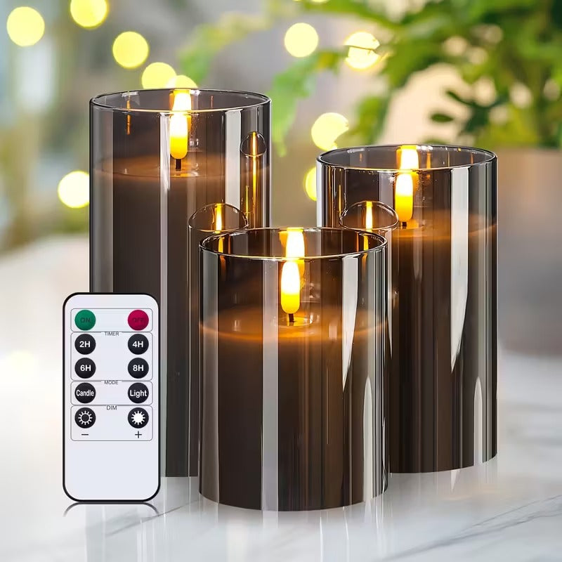 FlickerNova | Velas sin llama con control remoto