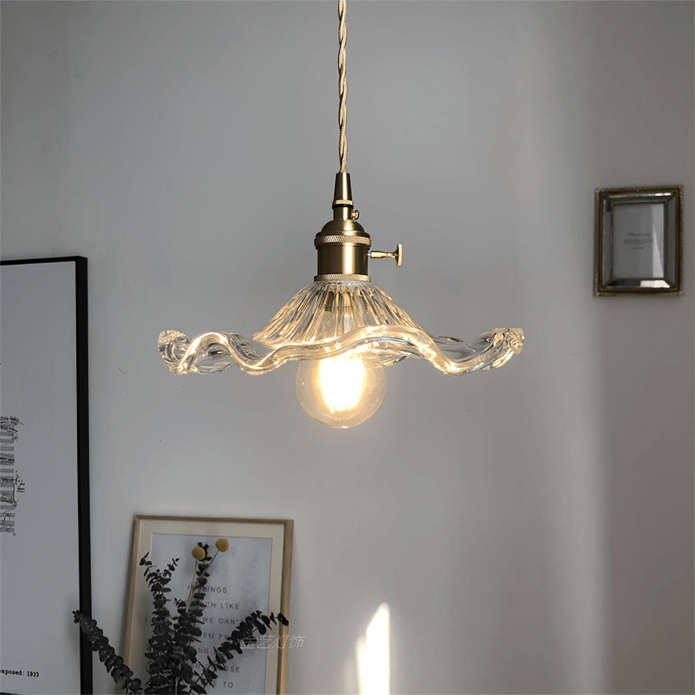 Floria | Lampada a sospensione in ottone per illuminazione da cucina