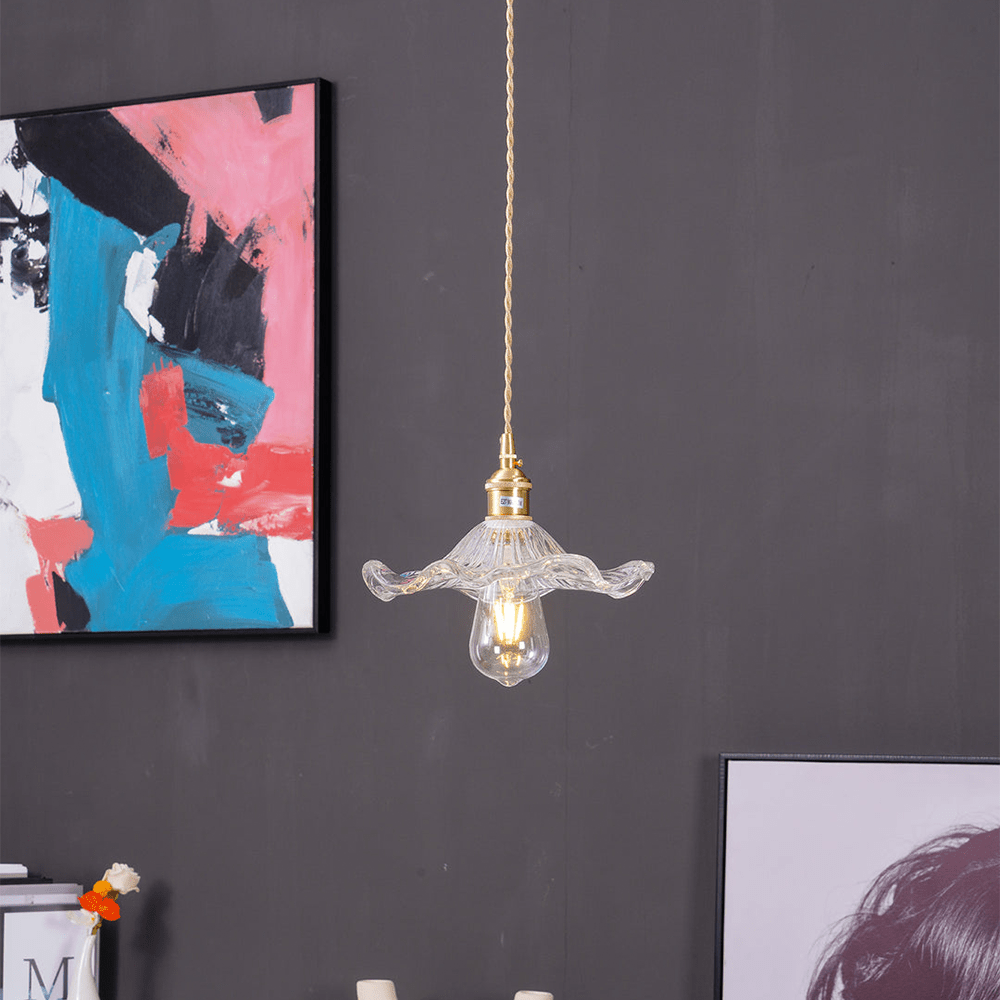 Floria | Lampada a sospensione in ottone per illuminazione da cucina