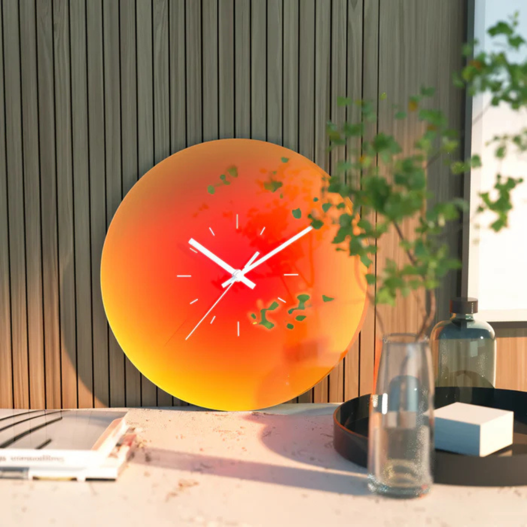 Gleamora | Große moderne Wanduhr