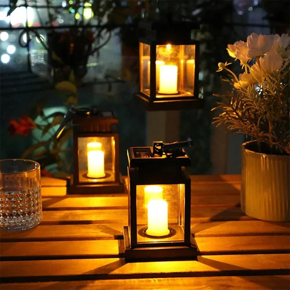Gloflare | Outdoor Solar Lanterns – Waterproof, Flickering LED Effect 0
