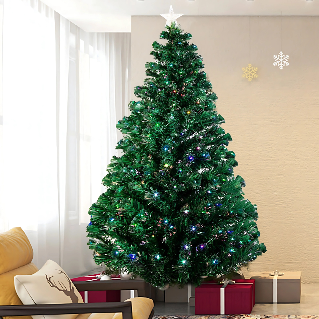 Glowspark | Pre-Lit Artificial Christmas Tree with Multi-Color LED Lights 1