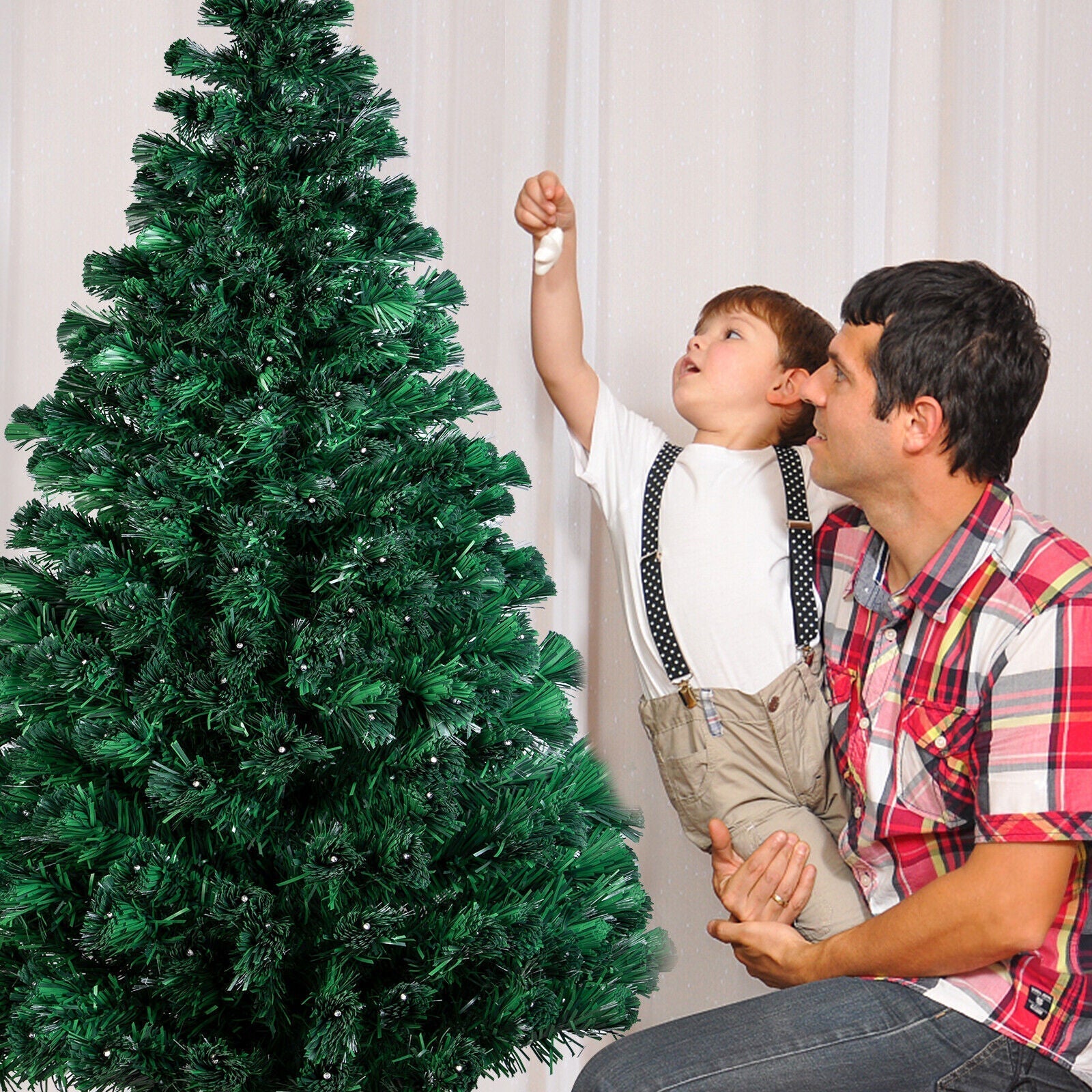 Glowspark | Pre-Lit Artificial Christmas Tree with Multi-Color LED Lights 2