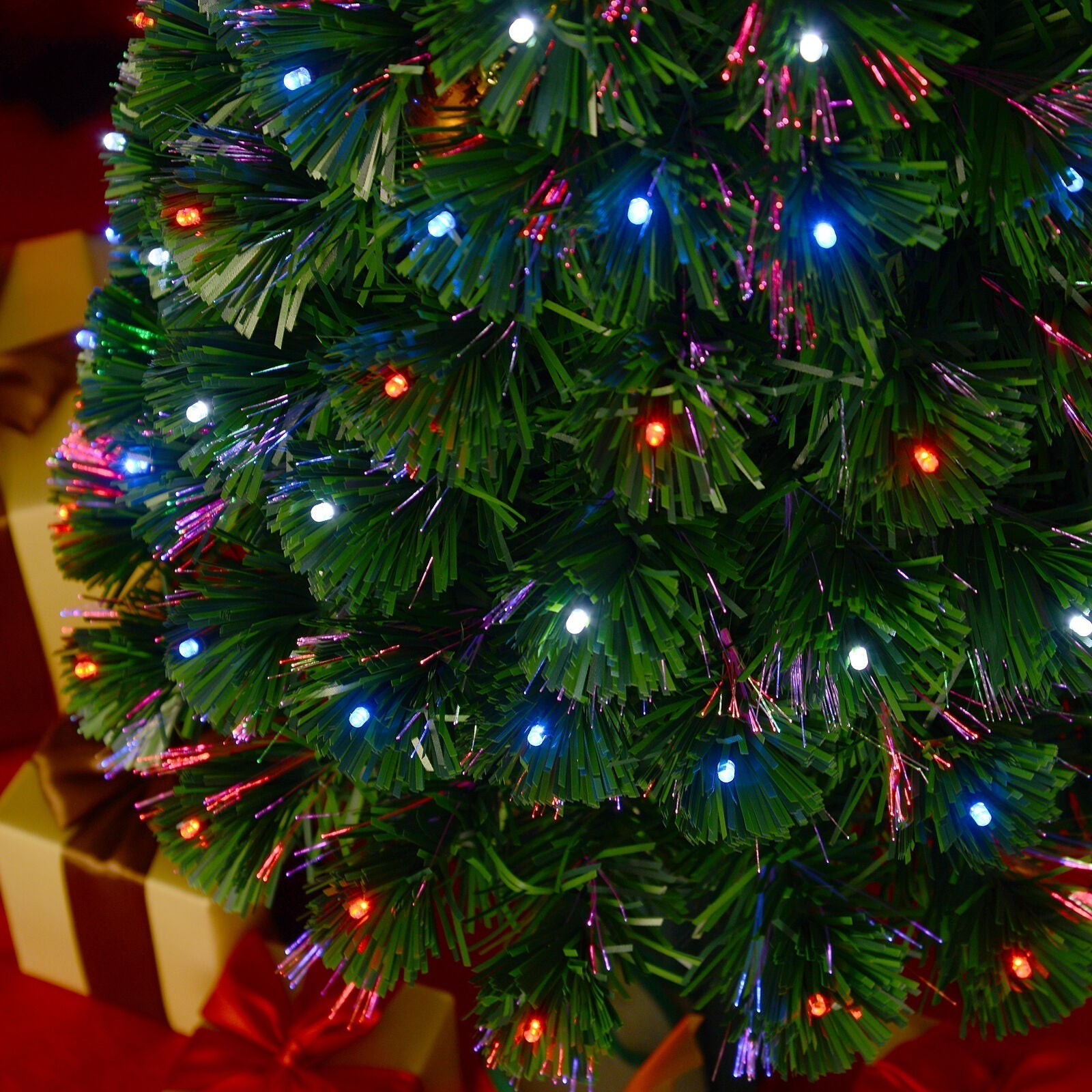 Glowspark | Pre-Lit Artificial Christmas Tree with Multi-Color LED Lights 3