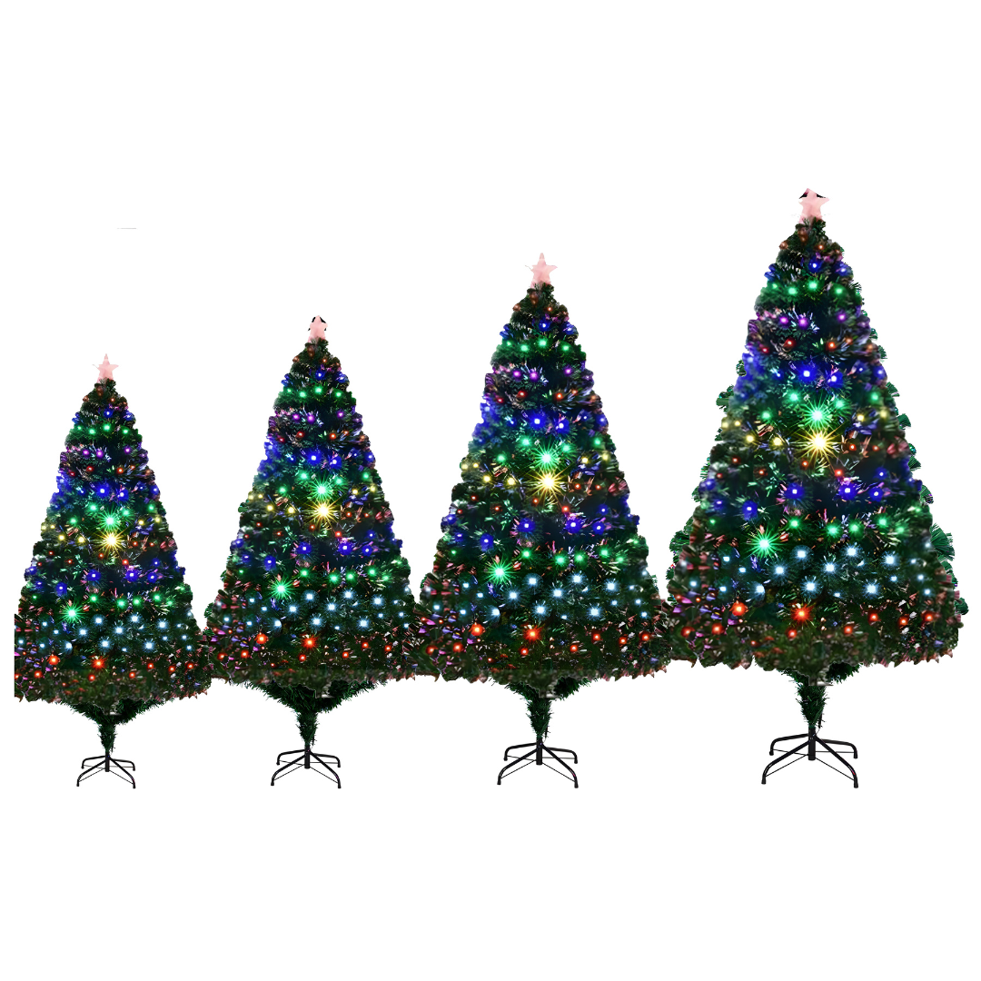 Glowspark | Pre-Lit Artificial Christmas Tree with Multi-Color LED Lights 5