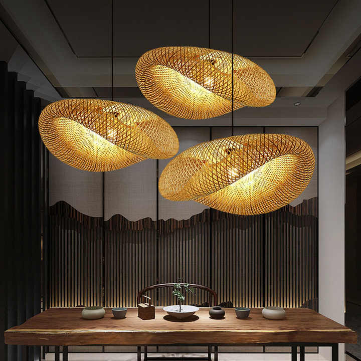Bamboo hanging lamp