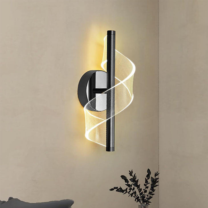 Elegant Dimmable LED Wall Lights with Chandelier Design