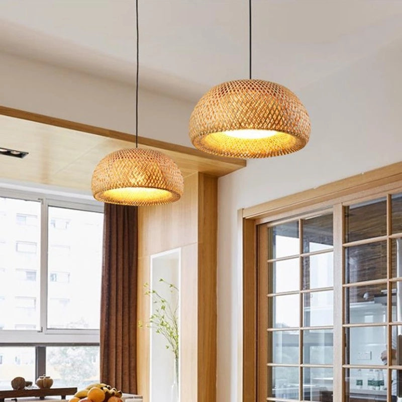 Handcrafted Rattan Pendant Light