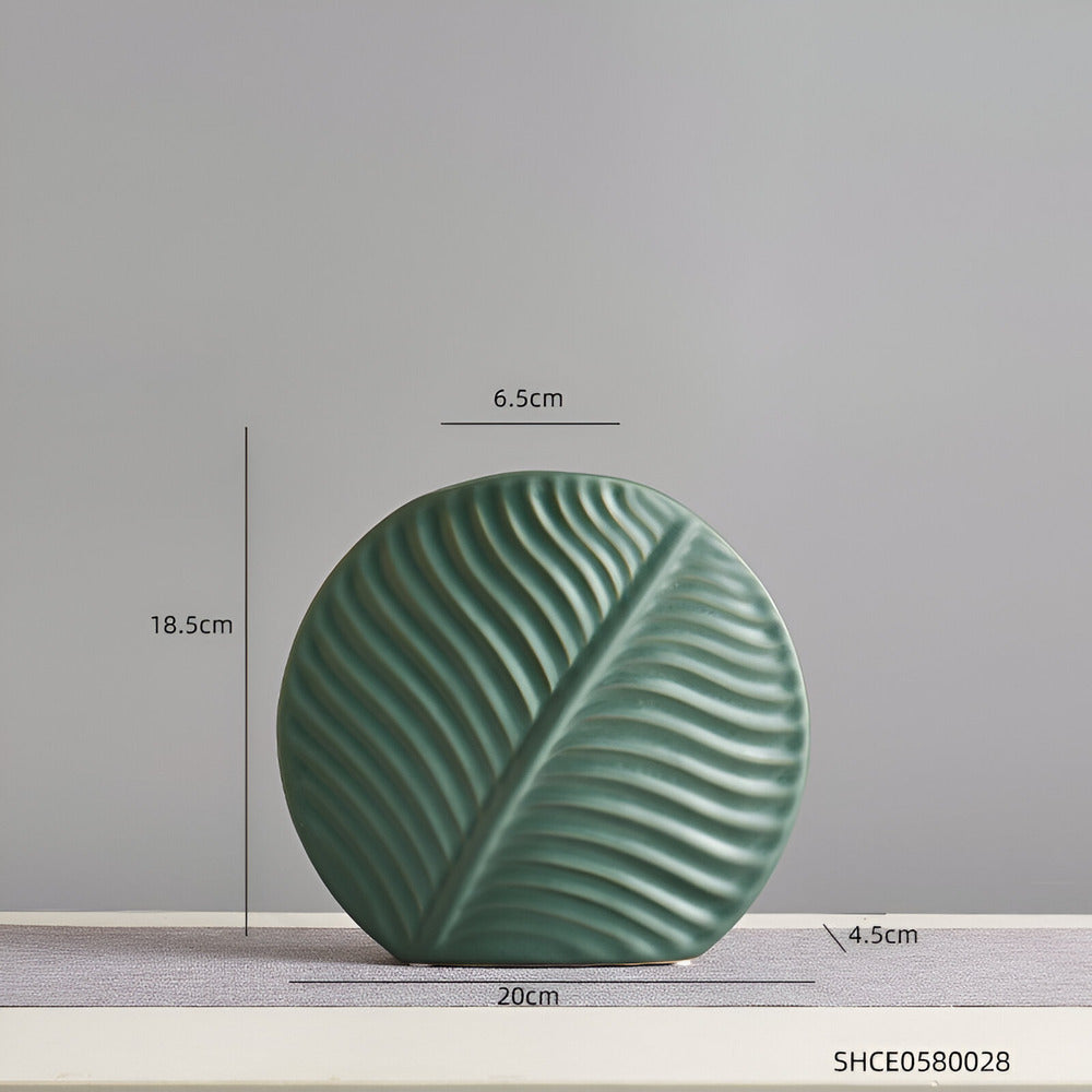 Handgemachte weiße Keramikvase