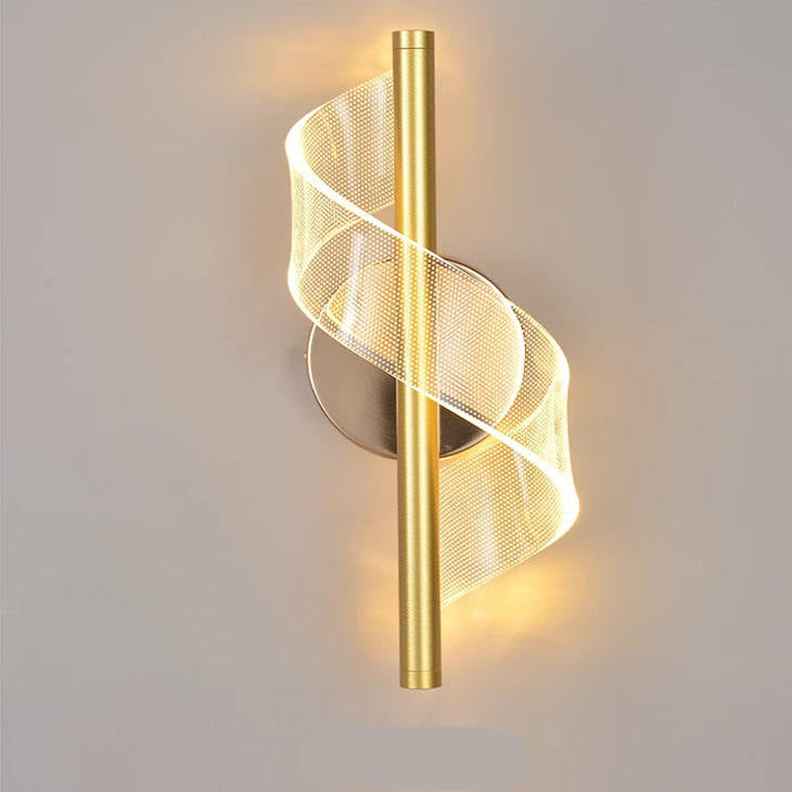 Elegant Glass Wall Sconce Lighting with Chandelier Design