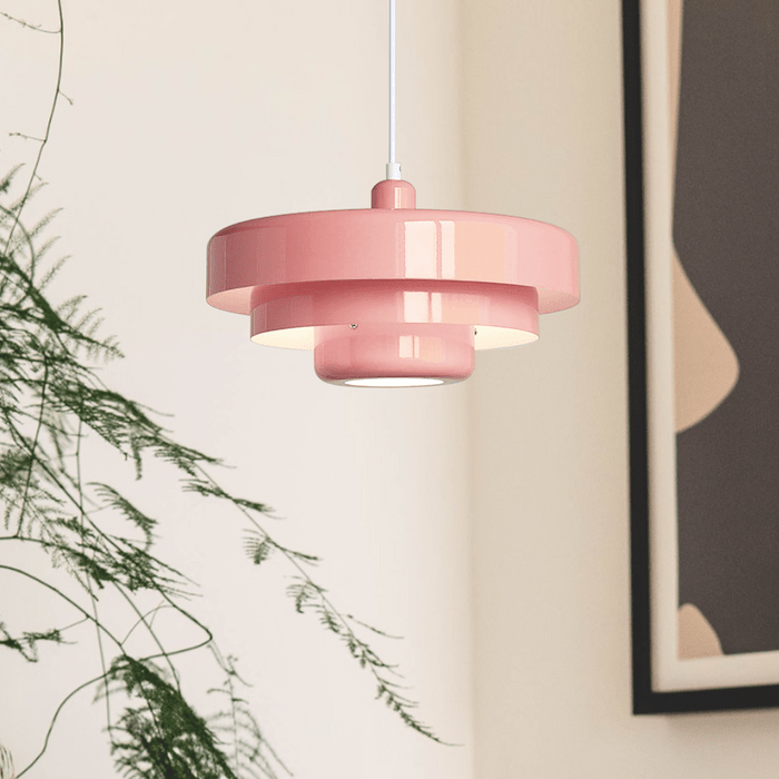 Lampada a sospensione con altezza regolabile