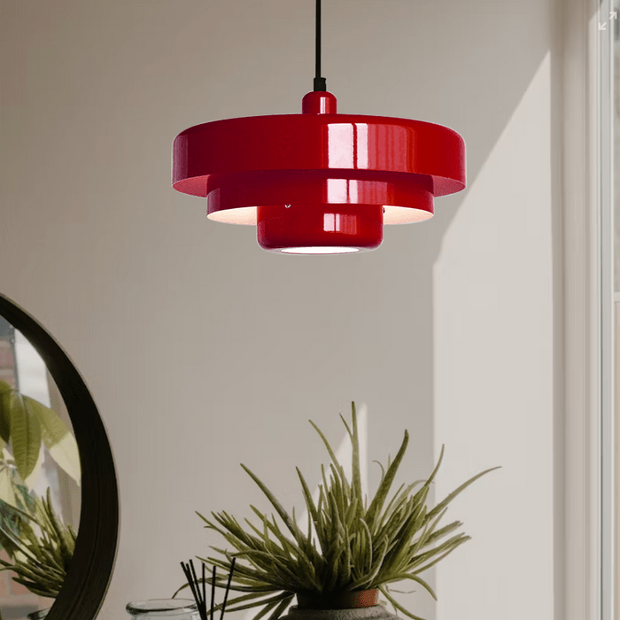 Lampada a sospensione con altezza regolabile