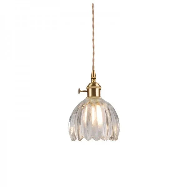 Japanese Retro Glass Pendant Light