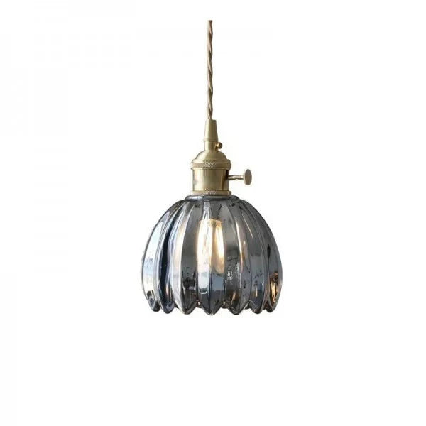 Japanese Retro Glass Pendant Light