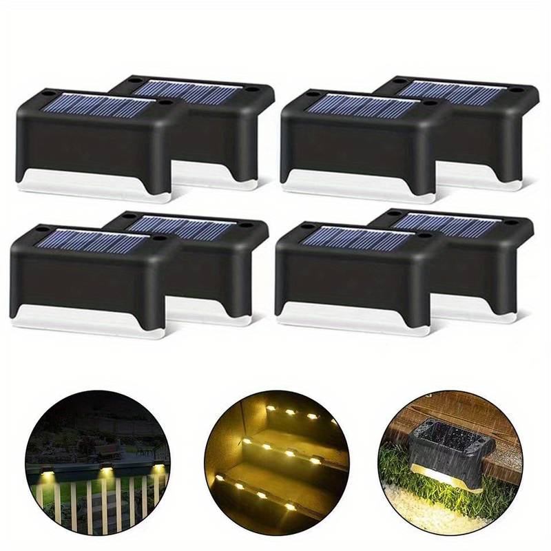Cordless solar LED wall lights
