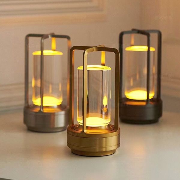 Ambient Lantern - Cordless Crystal Table Lamp