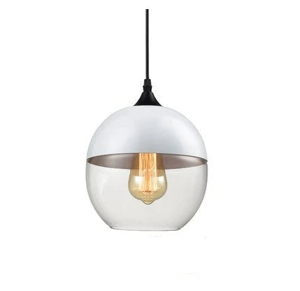 Laurissa | Lampada a sospensione in vetro e legno