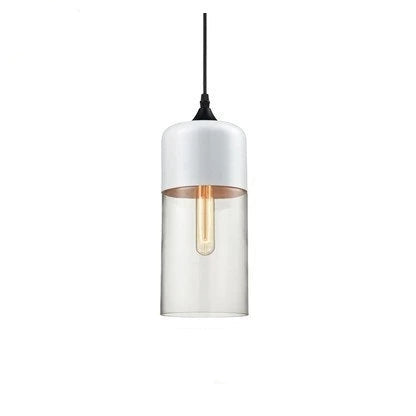 Laurissa | Lampada a sospensione in vetro e legno