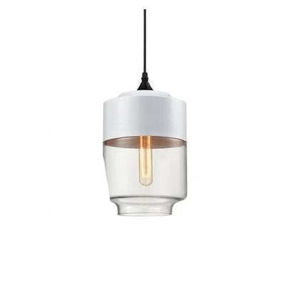Laurissa | Lampada a sospensione in vetro e legno