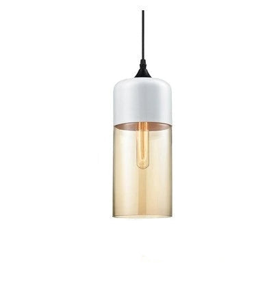 Laurissa | Lampada a sospensione in vetro e legno