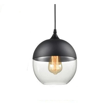 Laurissa | Lampada a sospensione in vetro e legno