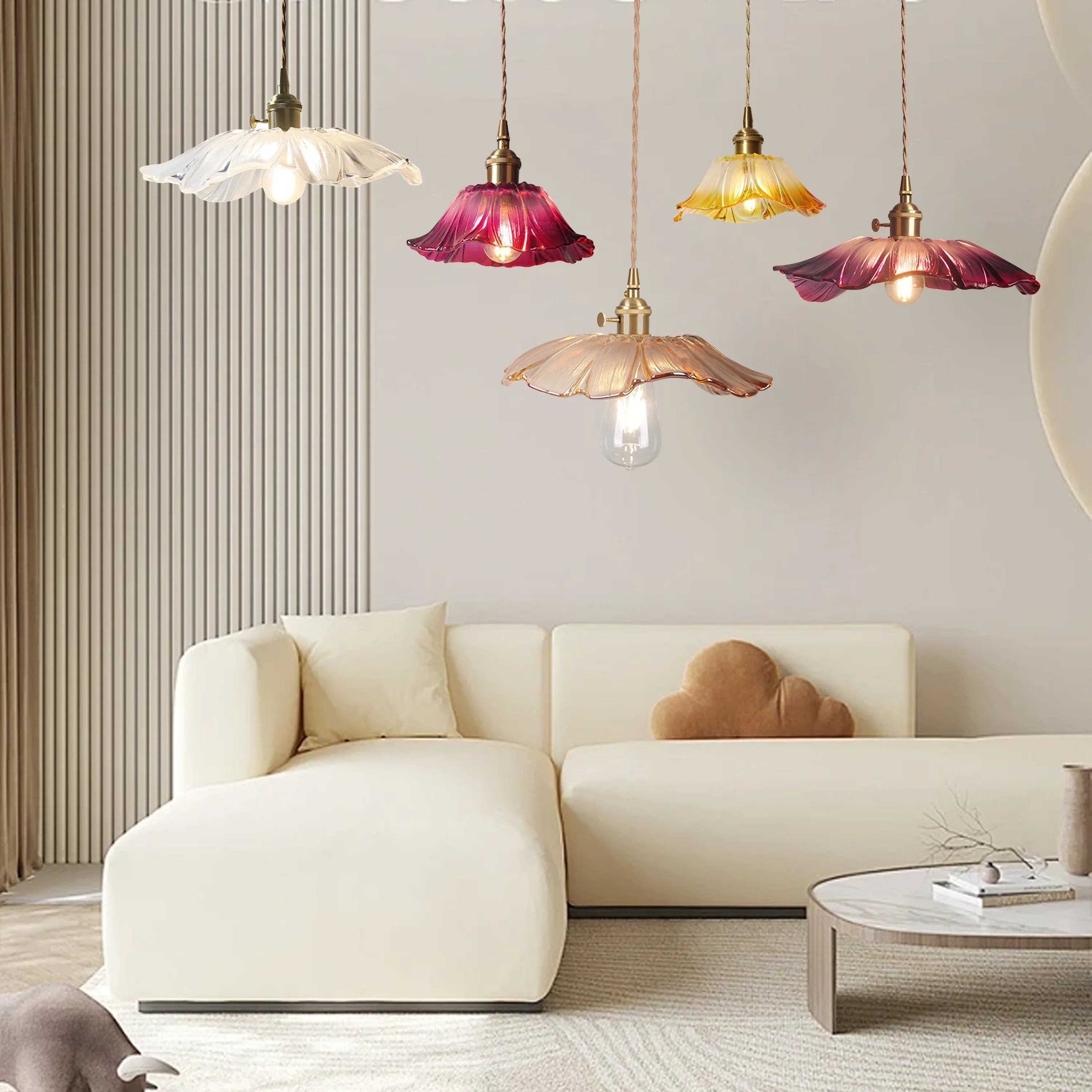 Luminara | Retro Glass Pendant Light 2