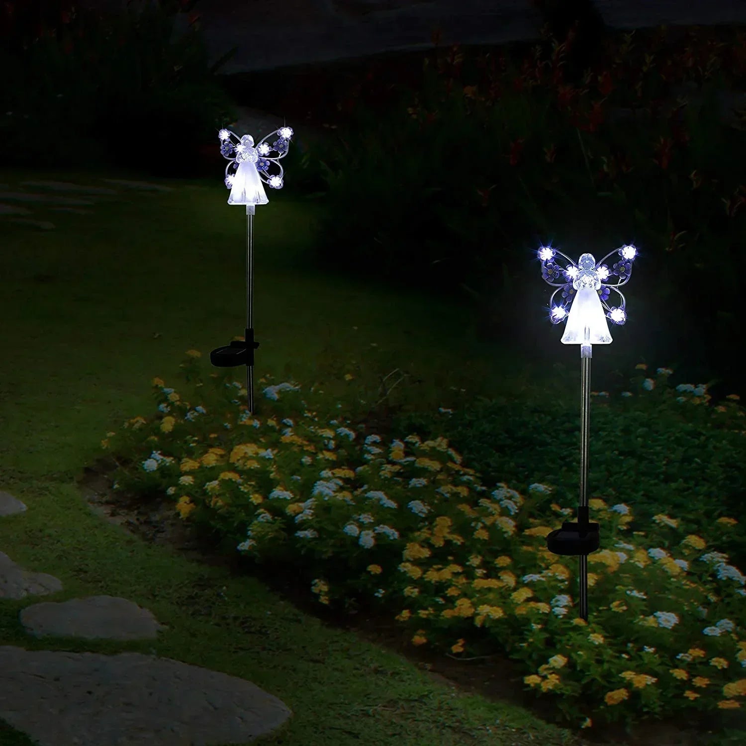 Tuinlampen met engelenvleugelontwerp