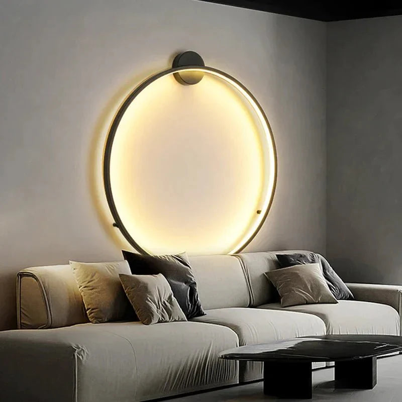 LumoGlow | Minimalist Round Wall Sconce Light 0