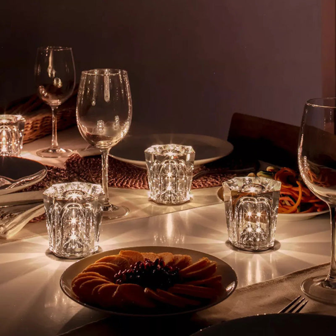 Lumex |  Wireless Crystal Table Lamp