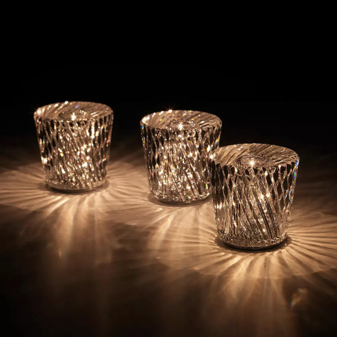 Lumex |  Wireless Crystal Table Lamp