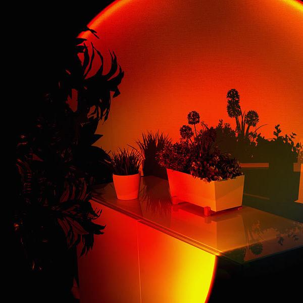 LED Sonnenuntergangslampe
