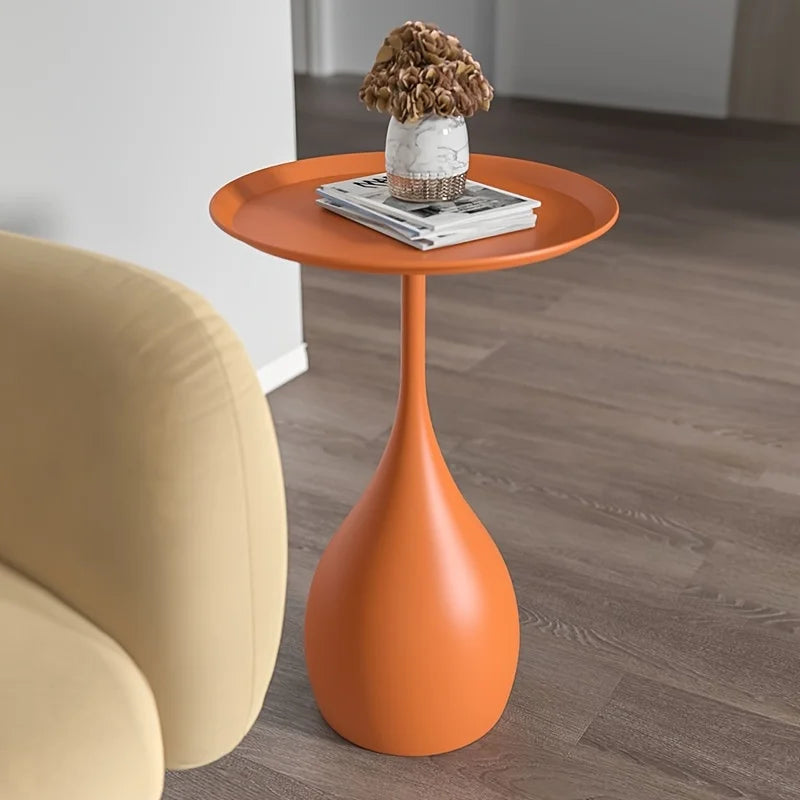 Ariessa | Mobile Round Side Table