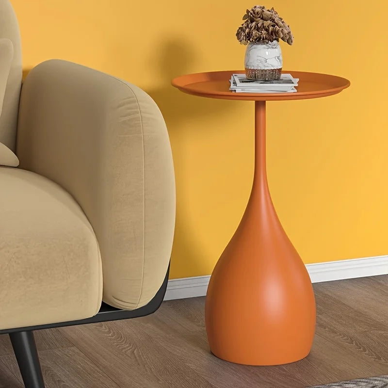 Ariessa | Mobile Round Side Table
