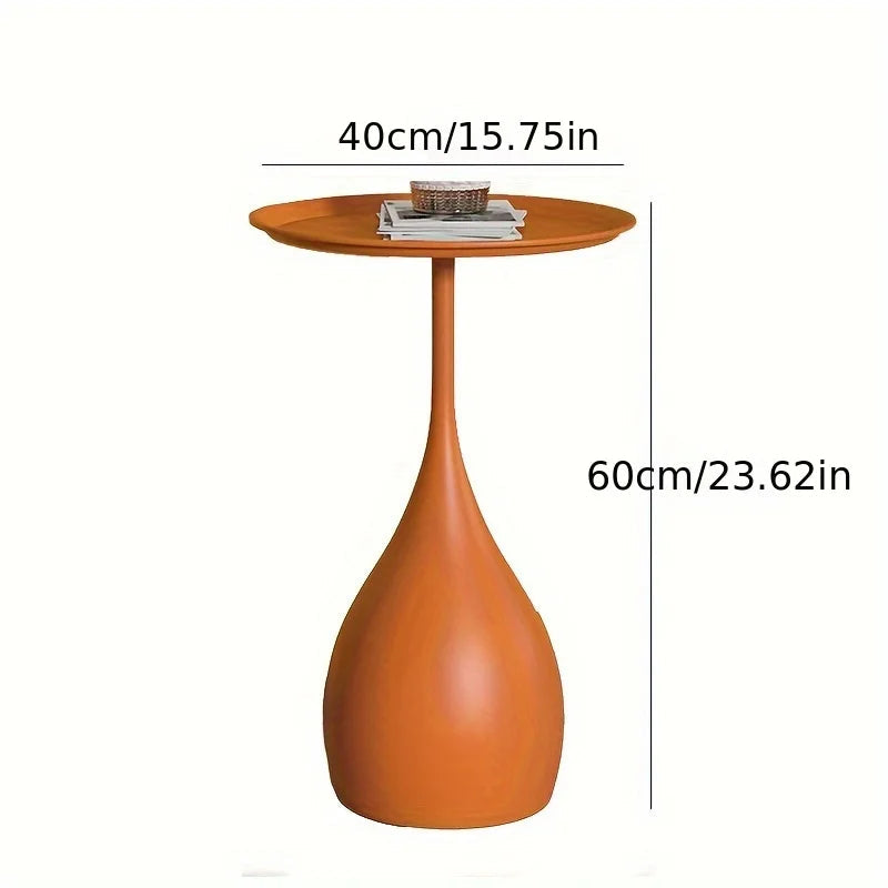 Ariessa | Mobile Round Side Table