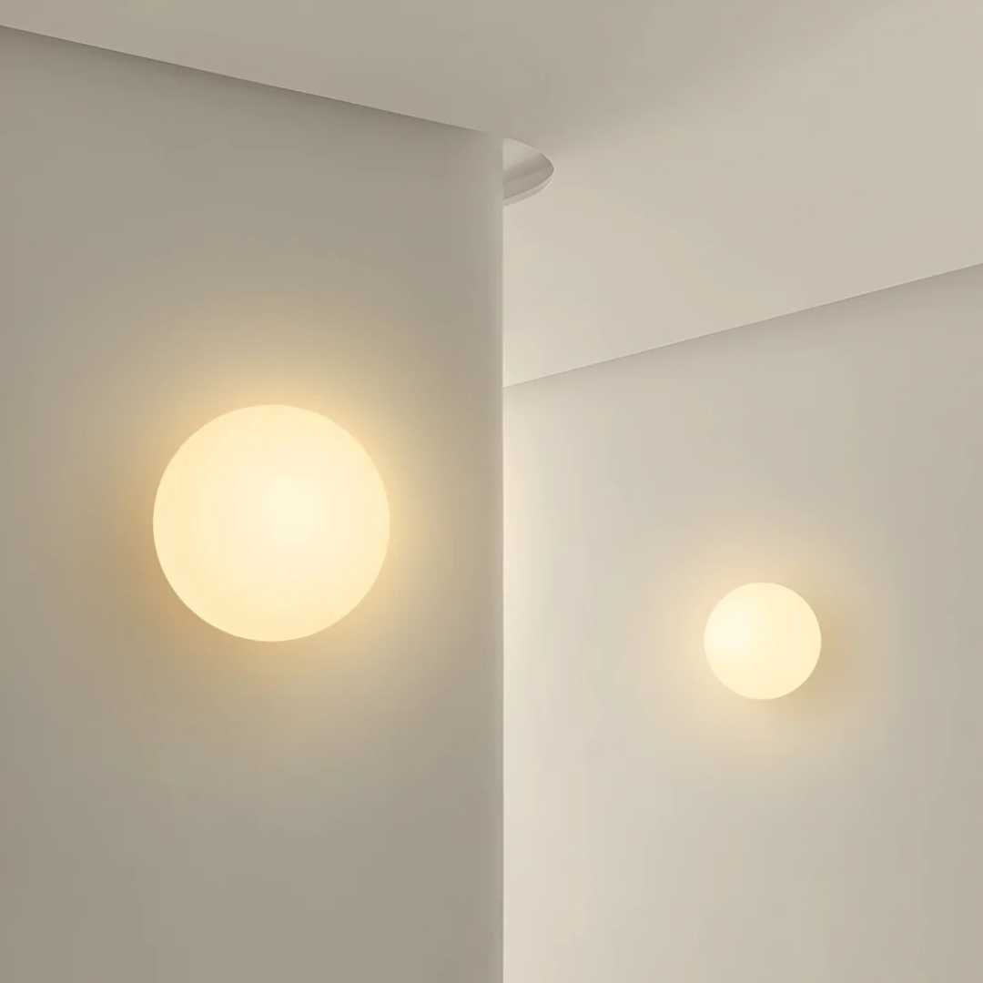 Lumosphere | Aplique de pared moderno de vidrio