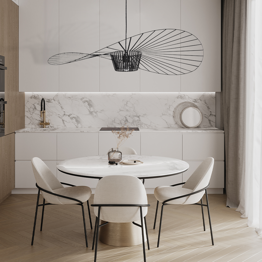 Lumosphere | Modern Straw Hat Pendant Light 1
