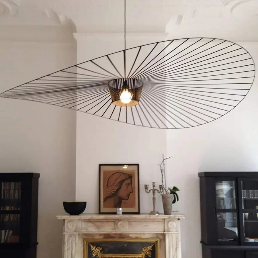 Lumosphere | Modern Straw Hat Pendant Light 2