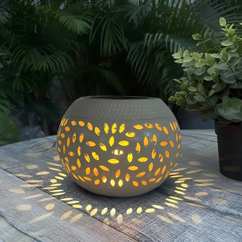 Lumosphere | Solar Garden Lights Outdoor with Unique Dotted Pattern 3