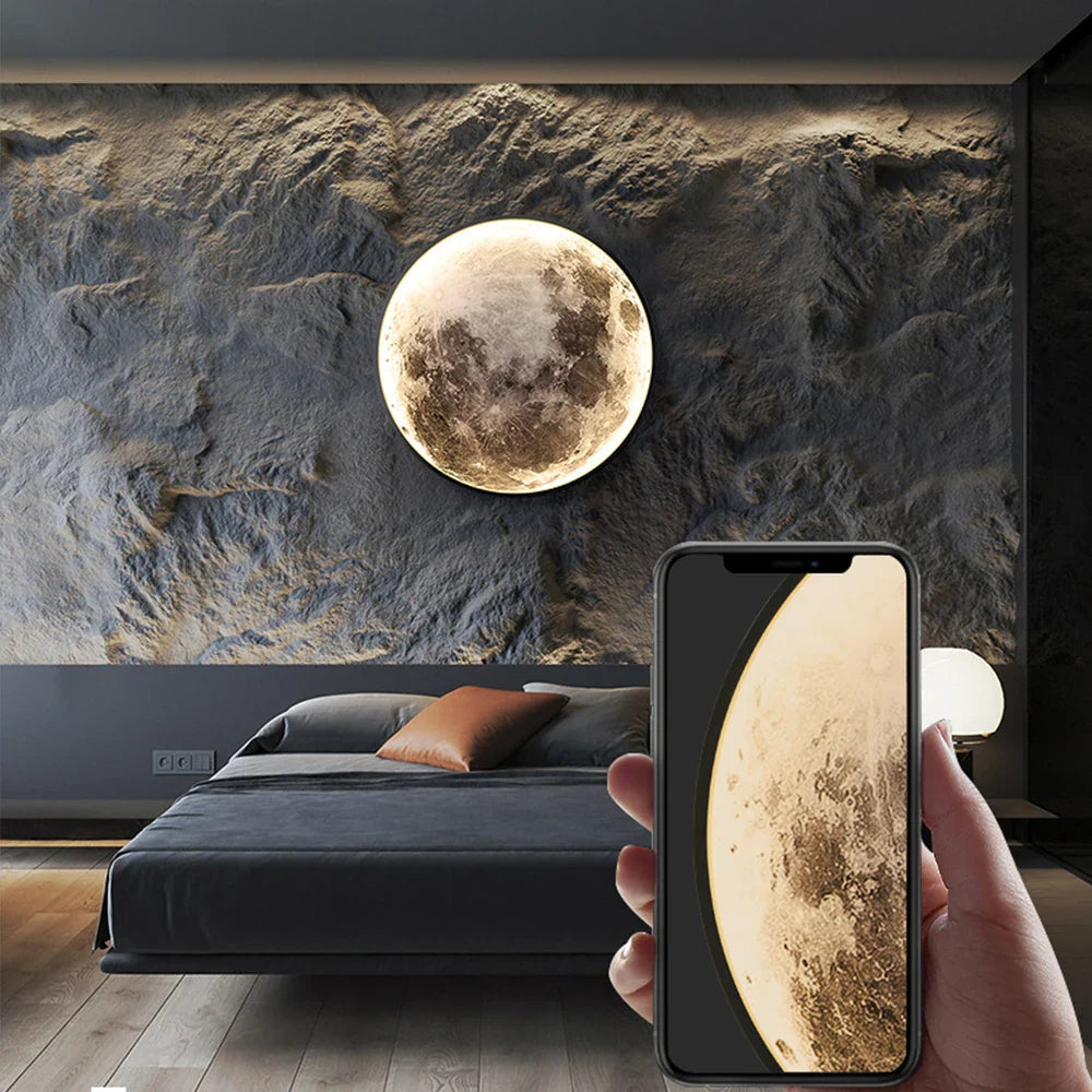 LunaLux luz de pared LED luna