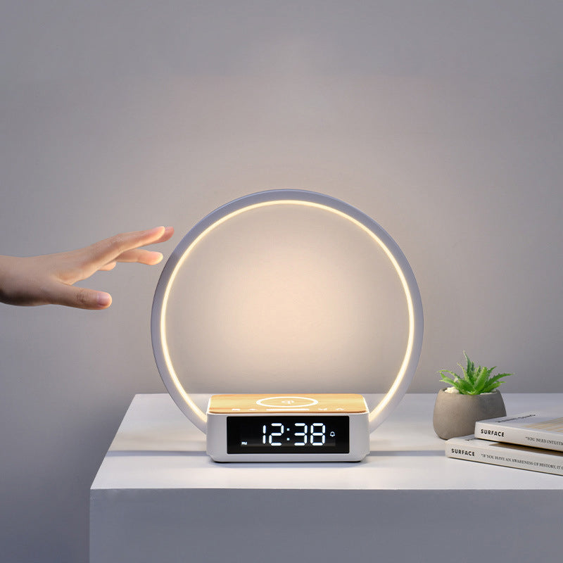 Lunacube | LED Alarm Clock Table Lamp with Wireless Charger 1
